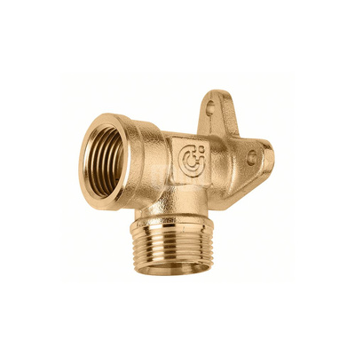 Złączka kolankowa z gwintem wewnętrznym do montażu na ścianie 1/2" GW x 23 p.1,5 GZ