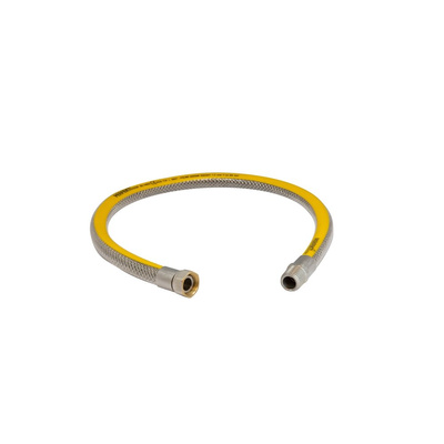 Wąż do gazu PERFEXIM PHA-251/2 ze złączem gwintowanym DN 12 Gwint wewnętrzny x Gwint zewnętrzny 1250 mm, oplot: PCV