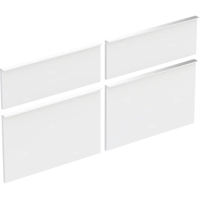 Zestaw frontów szuflad do dolnej szafki pod umywalkę GEBERIT iCon, kol. biały szer.1200 mm