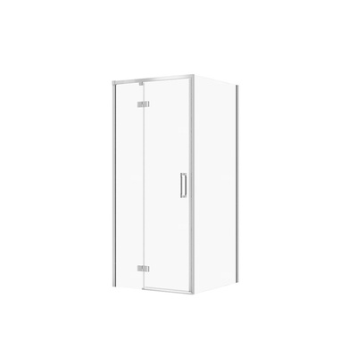 SET C102 KABINA LARGA ZAWIAS LEWA CHROM 90X80X195 SZK TRANS WIR