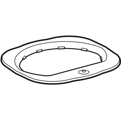 Pierścień mocujący Geberit do rynny zbiorczej serii CleanLine