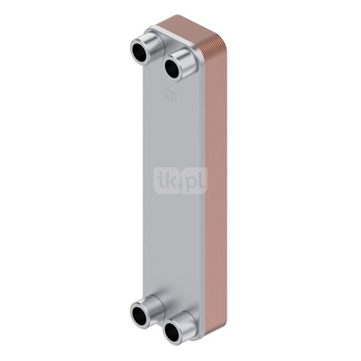 Mikropłytowy wymiennik ciepła XB05X-1 40 PN10 G 3/4 x20mm 10 bar, stal nierdzewna