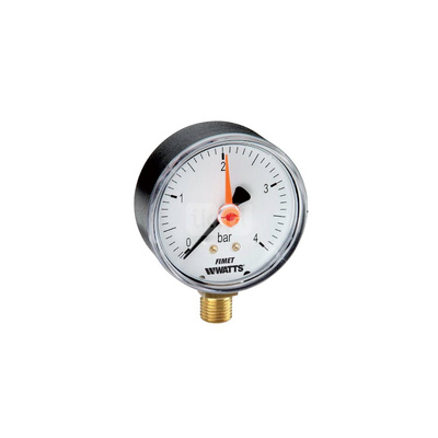 Manometr radialny 1/2" M1-ABS 80 0-10 BAR/MWS G1/2B/ C+NK+ R+QLWATTS INDUSTRIES