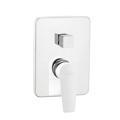 Podtynkowa bateria natryskowa 2-funkcyjna Dokos biały/chrom