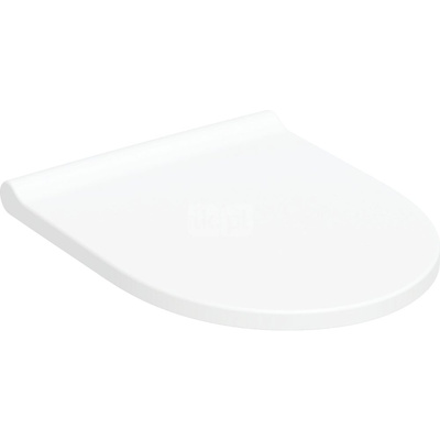 Deska sedesowa Geberit Acanto EasyMount: Wolne opadanie=Tak, Zawiasy wypinane=Blokowane, Mocowanie=Od góry, Biały / Błyszczący