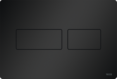 Przycisk spłukujący do WC TECESOLID metalowy czarny mat 9240416