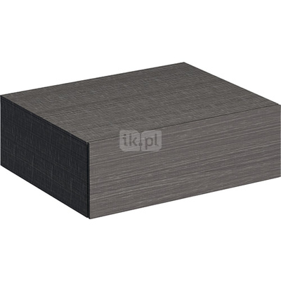 Boczna szafka Geberit Xeno², z szufladą: 58x20x46.2cm, Szary Scultura