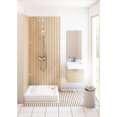 Brodzik akrylowy kwadratowy "Grando" Plus 90x90x17 głęb. 7 cm