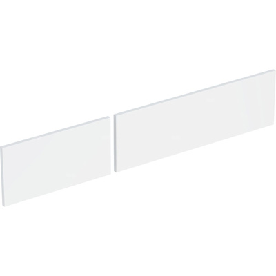 Zestaw frontów szuflad (2 szt.) do dolnej szafki pod umywalkę GEBERIT, kol. biały wysoki połysk szer.1200 mm