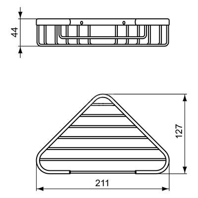 IOM KOSZYK NA GĄBKĘ CHROM
