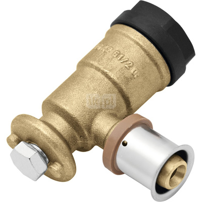 Kolano ścienne mosiężne GW ultraPRESS - 20 Rp1/2" L = 52.5 mm