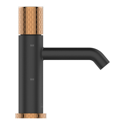 Bateria umywalkowa Moonlight czarny/rose gold