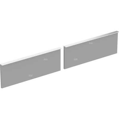 Zestaw frontów szuflad do dolnej szafki pod umywalkę GEBERIT iCon, kol. platynowy szer.1200 mm