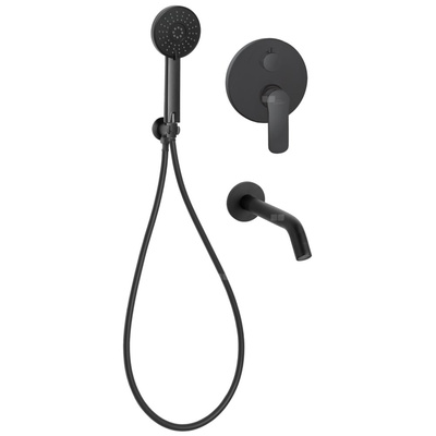 Zestaw wannowy podtynkowy SIROS czarny