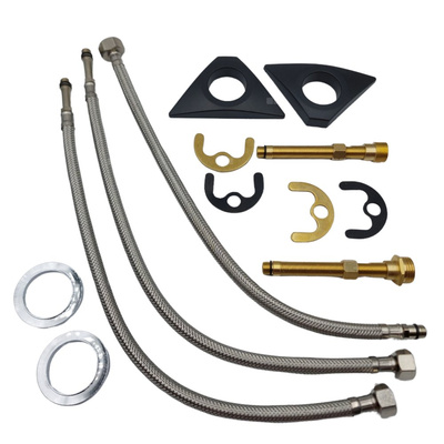 Bateria wannowa 3-otworowa, chrom