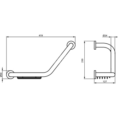 IOM OBUSTRONNA PORĘCZ Z PODST.NA MYDŁO