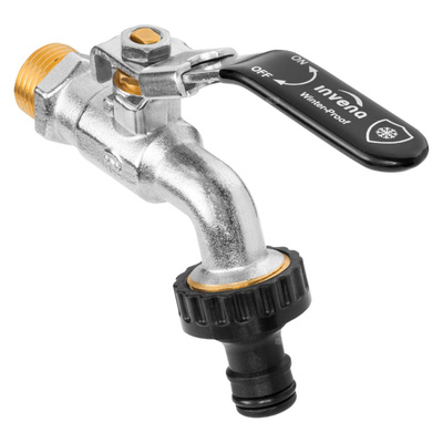 Kran ogrodowy mrozoodporny z szybkozłączem