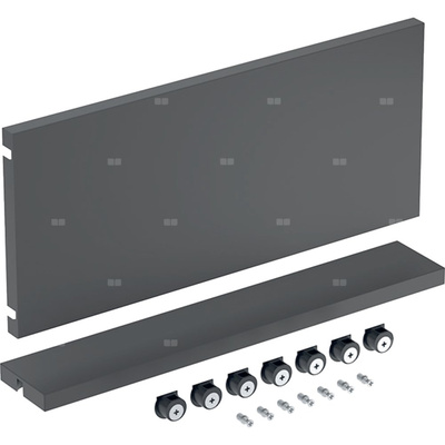 Zestaw serwisowy Geberit do szafki pod umywalkę: Szerokość umywalki=50cm, Lava / Melamina, struktura drewna