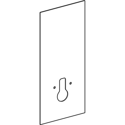 Okładzina przednia do modułu sanitarnego Geberit Monolith do wiszącej miski WC, 114 cm: Piaskowy / Szkło