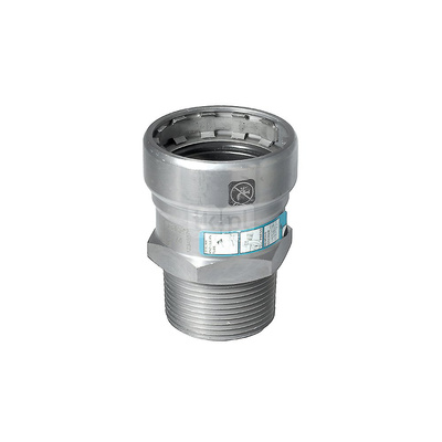 Nypel SANHA Heavy Steel Press, stal, 1'' (zw x GZ)