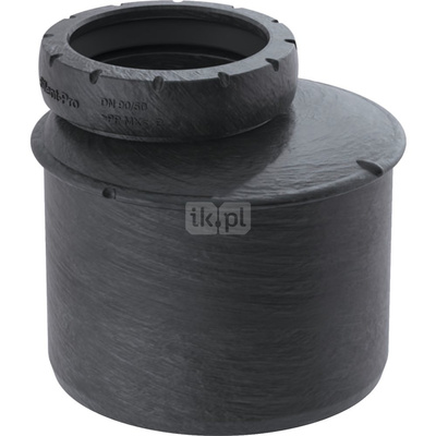 Złączka niesymetryczna GEBERIT Silent-Pro redukcja, PP mx / PP mx, 75 mm x 50 mm (końcówka wciskowa x mufa wciskowa), 50 mm