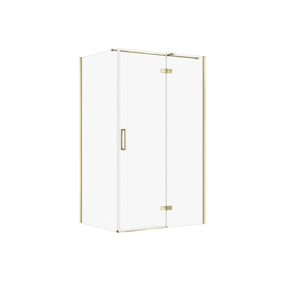 KABINA PRYSZNICOWA CITY Z ZAWIASAMI ZŁOTA 120X90X195 PRAWA TRANSP