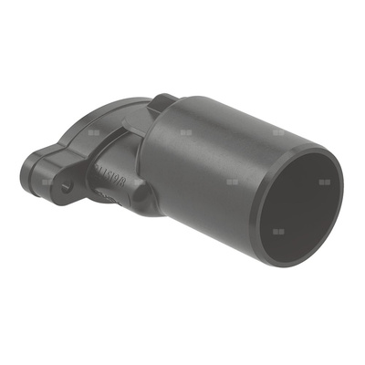 Króciec przyłączeniowy Geberit d50, do wpustu Varino 13 x 13 cm: Czarny