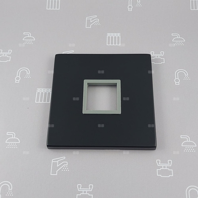 Rozeta z uszczelką do baterii wannowej wolnostojącej LOGON BLACK