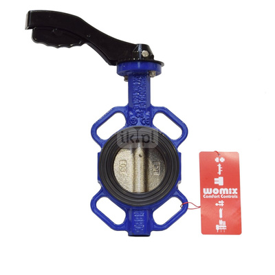 Przepustnica międzykołnierzowa Concept by Womix z przekładnią CX250, dysk żeliwny