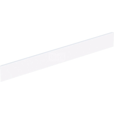 Osłona dekoracyjna Geberit Bambini przednia, do umywalki dla dzieci, do dwóch baterii umywalkowych: Biały-alpin / Matowy