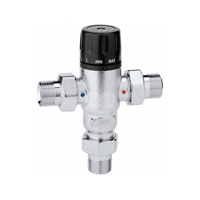 Regulowany termostatyczny zawór mieszający 3/4" 30÷65 st. C
