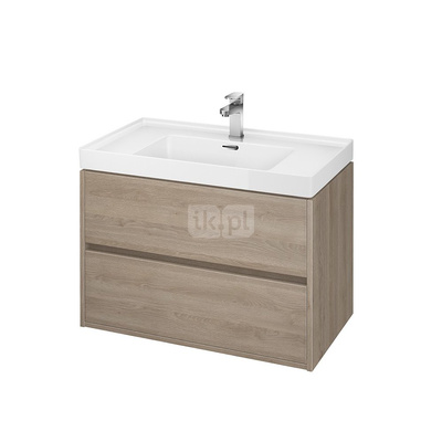 SET B115 CREA 80 DĄB ZMONT ( SZAFKA + UMYWALKA) WIR