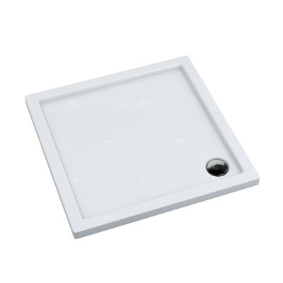 Brodzik akrylowy Caspar 80x80x5 cm, kwadratowy