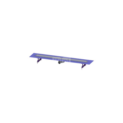 Odpływ liniowy prysznicowy Linearis Compact, L=1050, odpływ boczny DN50 z matą fabrycznie zamont. + Sitko + Multistop