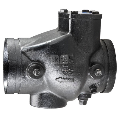 Zawór zwrotny klapowy powlekany Groove - 323.9