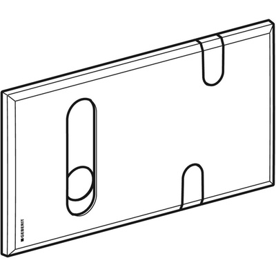 Płytka przykrywająca Geberit do podtynkowej skrzynki funkcyjnej i zestawu odpływowego ściennego