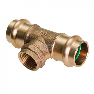 Trójnik IBP PH4130 G miedź 15 mm x 1/2'' x 15 mm (złącze zaciskowe x GW x złącze zaciskowe)