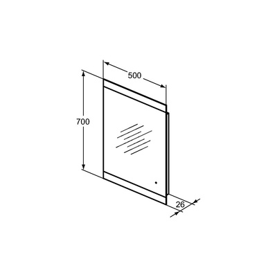 M+L LUSTRO LIGHT 50X70 38.6W 230V