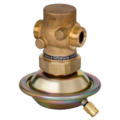 Regulator różnicy ciśnień AVP-F, PN 16, DN 20, 6.30 m³/h, 0.20 bar - 0.20 bar, Gwint zewnętrzny, G 1 A