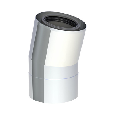 Kolano 15st. DN80/125 wysoki połysk