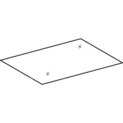 Mata antypoślizgowa Geberit do szafki bocznej: B=60cm