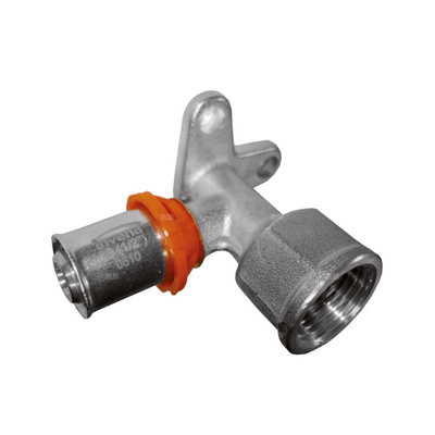 Kolano 90 naścienne do armatury z gwintem wewnętrznym Invena PROV