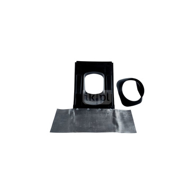 Płyta dachowa czarna DN 100/60 x 125/80 o nachyleniu 25-45 st.