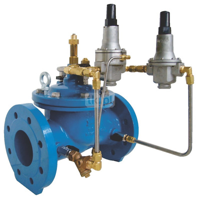 Zawór pierwszeństwa (do automatycznej redukcji i stabilizacji ciśnienia za zaworem wraz z funkcją priorytetową), typ C104, Pnom 2,5 Mpa DN 200