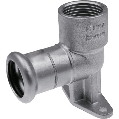 Kolano ścienne z uszami GW Inox Sprinkler - 22 Rp3/4" L = 52 mm