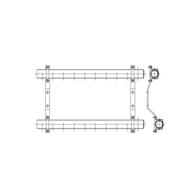 PHA-100 3-obwodowy PN10 Rozdzielacz CuZn