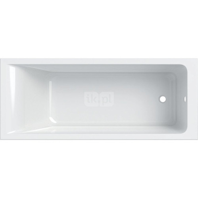Wanna prostokątna Geberit Selnova Square, z nogami: 170x70cm, Całkowita pojemność=193l