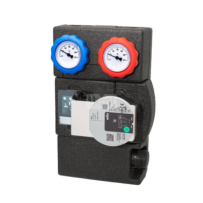 GFA312, grupa pompowa z termostatycznym zaworem mieszającym, DN20, pompa Wilo PARA STG 15/8