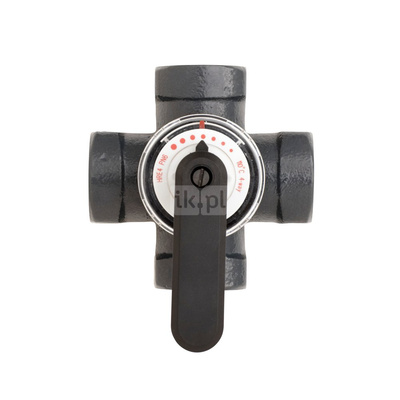 Zawór HRE 4 PN6 25/10 obrotowy, 4-drogowy Rp1 do układów centralnego ogrzewania