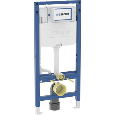 Stelaż podtynkowy Geberit Duofix do wiszących misek WC, 112 cm, ze spłuczką podtynkową Omega 12 cm